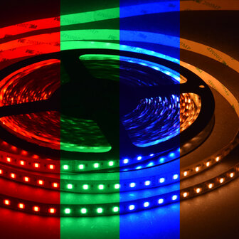 Flexibele LED Strip 5050 RGB + WW 96LEDs/mtr IP20 24V