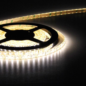 Flexibele LED Strip 3528 WarmWhite 3000K 90LEDs/mtr IP64