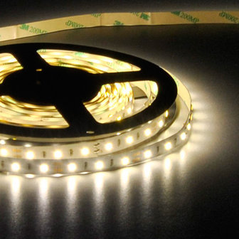 Flexibele LED Strip 2835 WarmWhite 3000K 60LEDs/mtr IP20