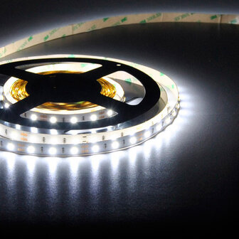 Flexibele LED Strip 2835 CoolWhite 6000K 60LEDs/mtr IP20 