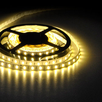 Flexibele LED Strip 5050 WarmWhite 3000K 60leds/mtr IP66 