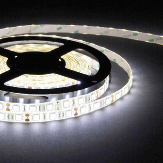 Flexibele LED Strip 5050 NaturalWhite 4000K 60leds/mtr IP64