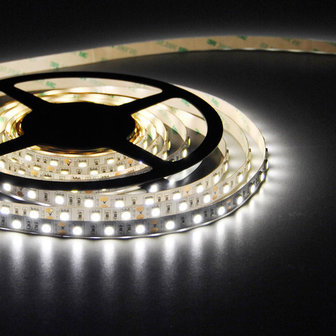 Flexibele LED Strip 5050 NaturalWhite 4000K 60leds/mtr IP20 