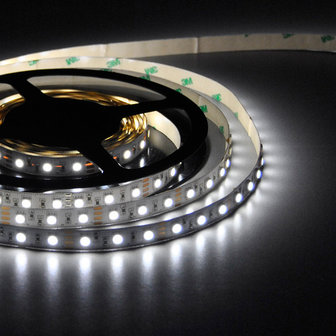 Flexibele LED Strip 5050 CoolWhite 6000K 60leds/mtr IP20 