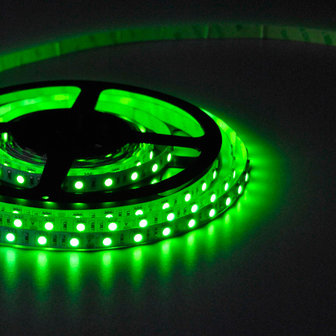 Flexibele LED Strip 5050 Groen 60leds/mtr IP20