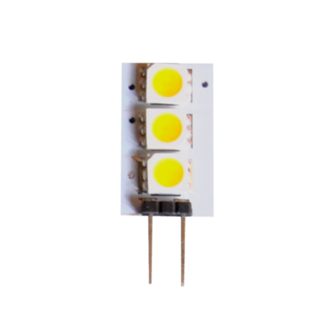LED Spot G4 3LEDs 0,6W CoolWhite 12V AC/DC