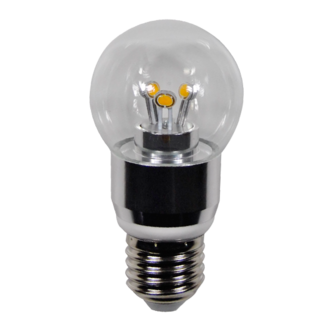 LED Bulb 4W (Epistar) WarmWhite 2300K E27 230V AC Clear
