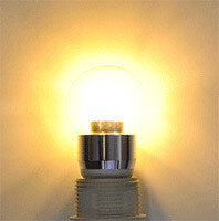LED Bulb 4W (Epistar) WarmWhite 2300K E27 230V AC Clear