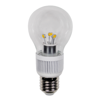 LED Bulb 5W (Epistar) WarmWhite 2300K E27 230V AC Clear