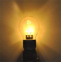 LED Bulb 5W (Epistar) WarmWhite 2300K E27 230V AC Clear