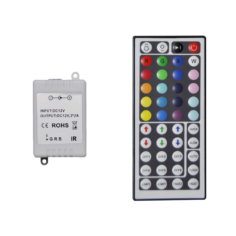 IR RGB Controller incl. 44-key afstandsbediening