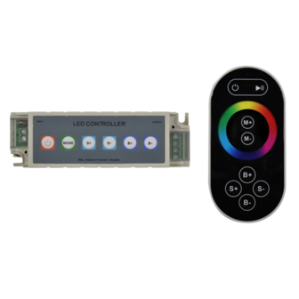 RF RGB Controller incl. touch afstandsbediening zwart