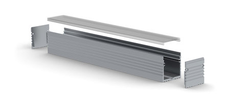 Aluminium Lichtbron (Armatuur) Profiel 35 Micron  2M