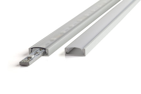 Aluminium Profiel Slimline Opbouw 8,47mm 15 Micron 2M