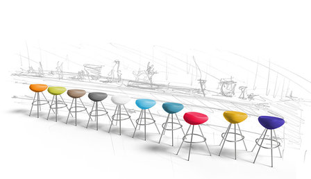 Sputnik high bar stool