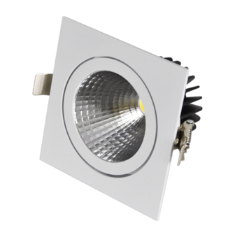 Adjustable 19,6W LED Downlight Square Cut hole: 120mm 