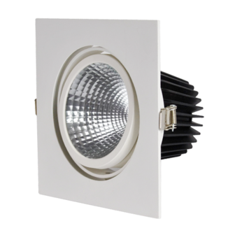 Adjustable 19,6W LED Downlight Square Cut hole: 175mm 