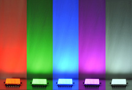 Flat RGB LED Box Square IR incl Remote