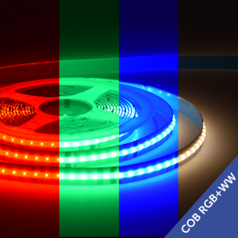 COB LED Strip 560 LED&#039;s/meter RGB+WW IP20