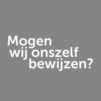 Mogen wij onszelf bewijzen?