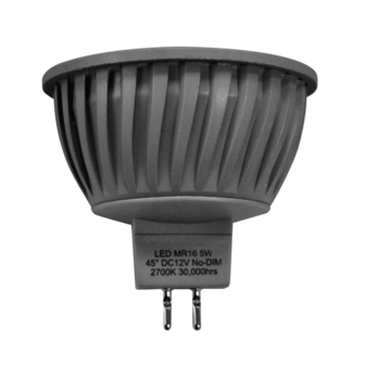 LED Spot 5W (Samsung) WarmWhite 2700K MR16 DC12V