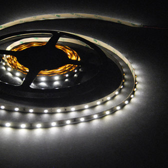 Flexibele LED Strip 3528 Natural White 4000K 60LEDs/mtr IP20