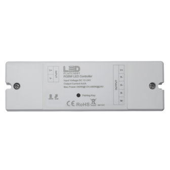 Controller set RGBW, afstandsbediening + controller | 12/24V | 4 x 5A | 1 zone
