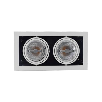 Cardanische spot Kiari 15W or 2x15W 650lm 2000K~2900K Dim to Warm