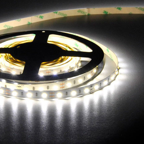 Flexibele LED Strip 2835 NaturalWhite 4000K 60LEDs/mtr IP20 