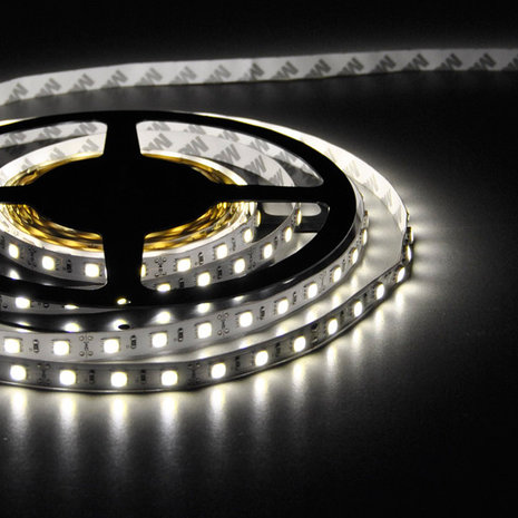 Flexibele LED Strip 5050 NaturalWhite 4000K 60leds/mtr IP66 