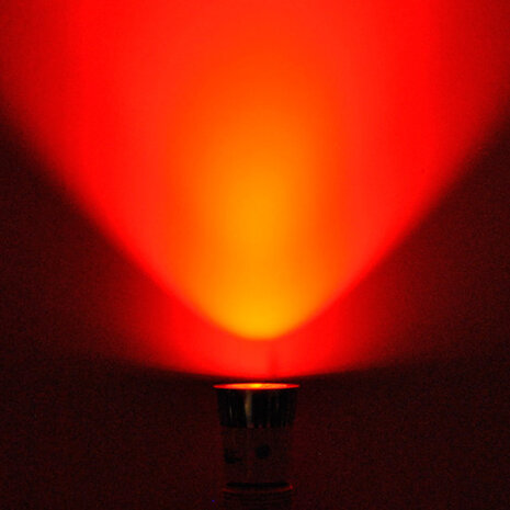 LED Spot 5W RGB E27 230V AC incl. IR afstandsbediening