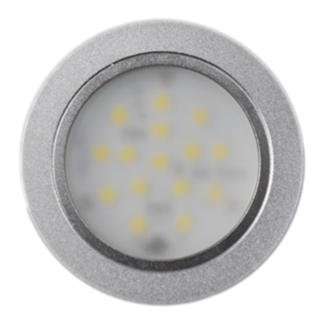 LED Puck Light 15x0,2W WarmWhite 3000K 16mm inbouwhoogte