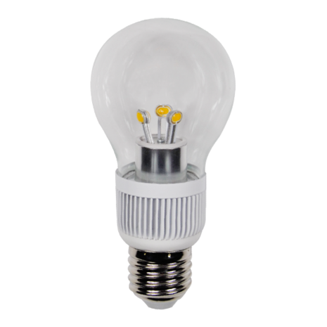 LED Bulb 5W (Epistar) WarmWhite 2300K E27 230V AC Clear