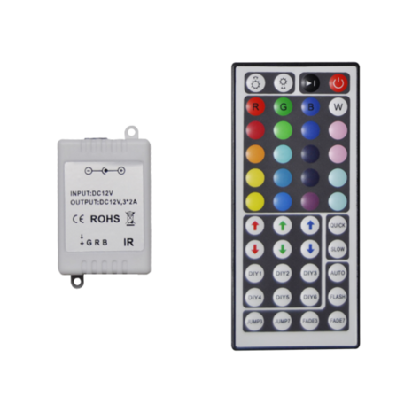 IR RGB Controller incl. 44-key afstandsbediening