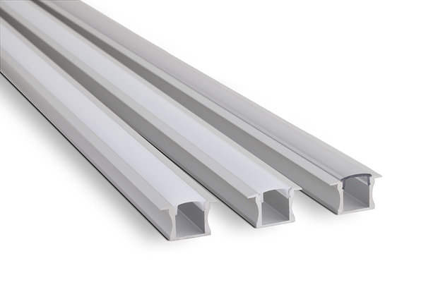 Aluminium Profiel 15mm verzonken 15 Micron 2M