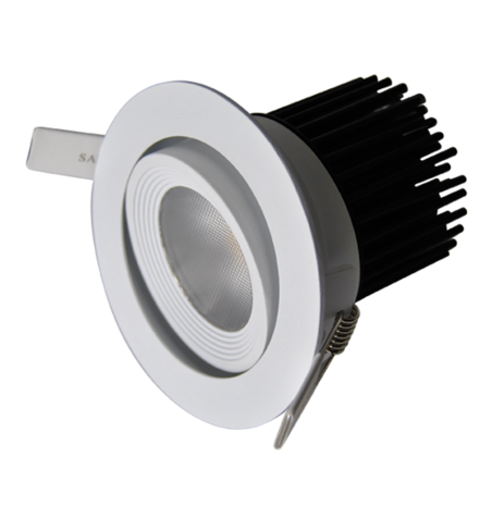 Adjustable 12W LED Downlight Warm White 40deg AC220-240