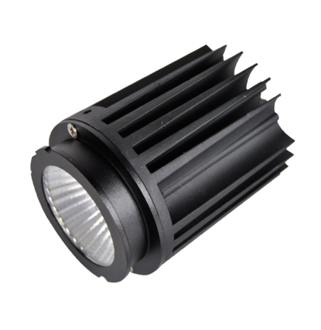 Fixed 12W LED Downlight 2700K 40deg AC220-240V Dimmable Black