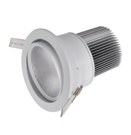 Adjustable 15W LED Downlight Warm White 40deg AC220-240V 