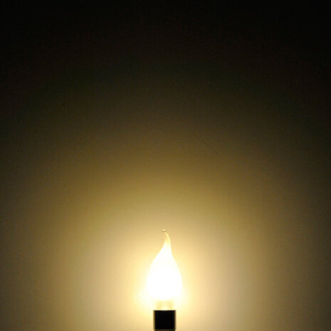 LED Flame Candle 3W (Epistar) WarmWhite 2300K E14 220V AC Frosted