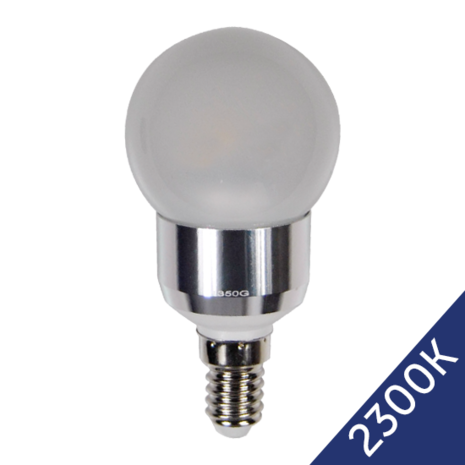 LED Bulb 4W (Epistar) WarmWhite 2300K E14 230V AC Frosted
