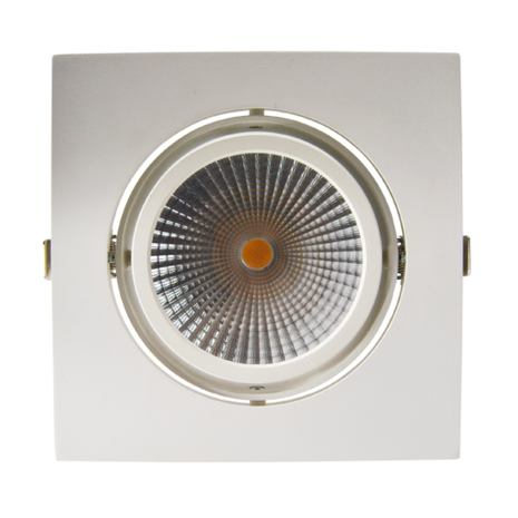 Adjustable 19,6W LED Downlight Square Cut hole: 175mm 