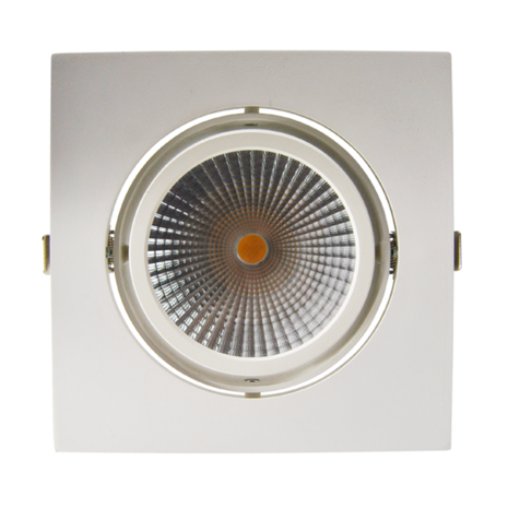 Adjustable 34,5W LED Downlight Square Cut hole: 175mm 