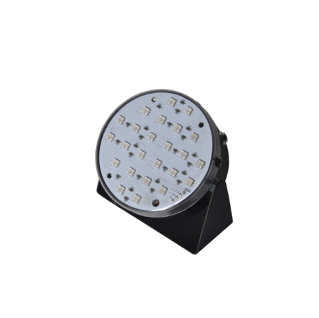 Flat LED Box Round RGB infrarood + Li-ion Battery Incl Remote