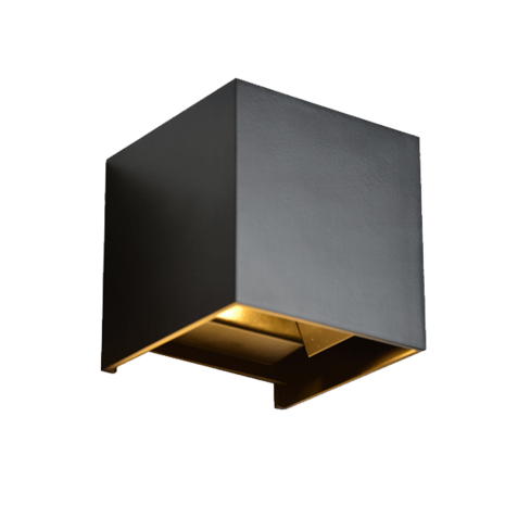 Wall Light | Box |2x3W | 90Lm/W | 3000K | Black