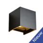 Wall-Light-|-Box-|2x3W-|-90Lm-W-|-3000K-|-Black